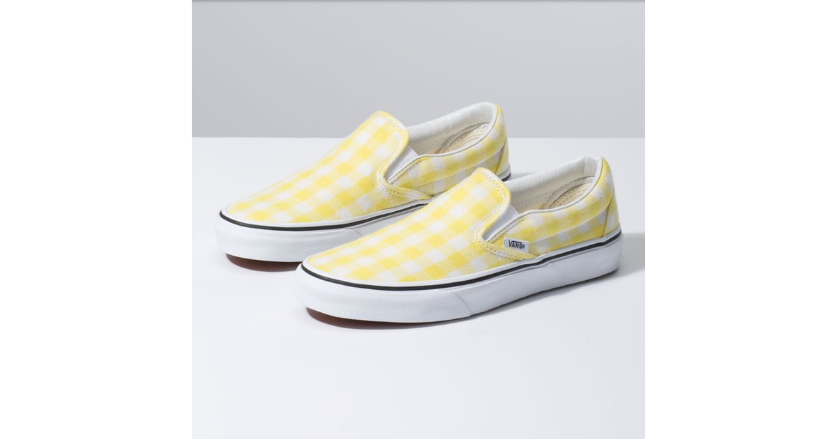 gingham print vans