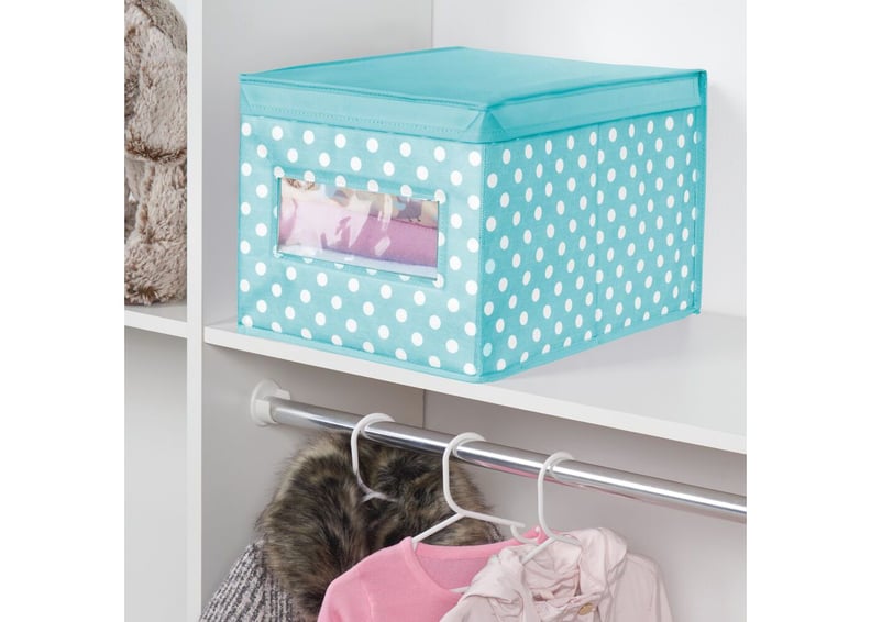 mDesign Child/Kids Fabric Closet Storage Box
