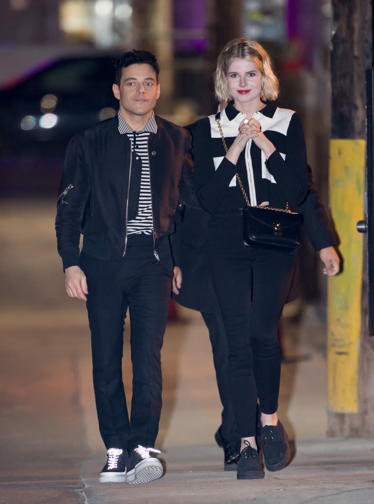Rami Malek and Lucy Boynton Out in LA January 2019