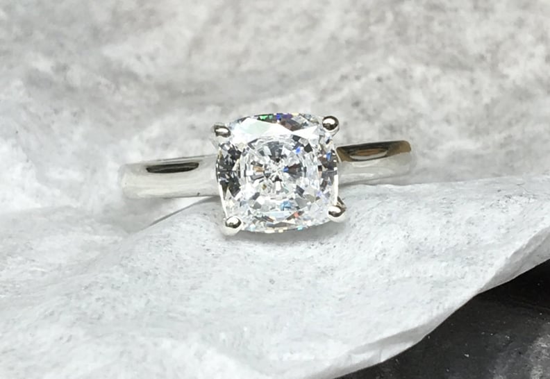 Scott Bonomo Diamonds Cushion Cut Engagement Ring