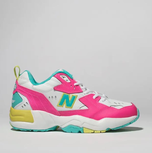 New Balance White & Pink 608 Trainers | The Best Vintage and Retro ...