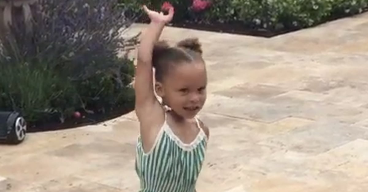 Riley Curry celebrates 3rd birthday with some adorable dance moves