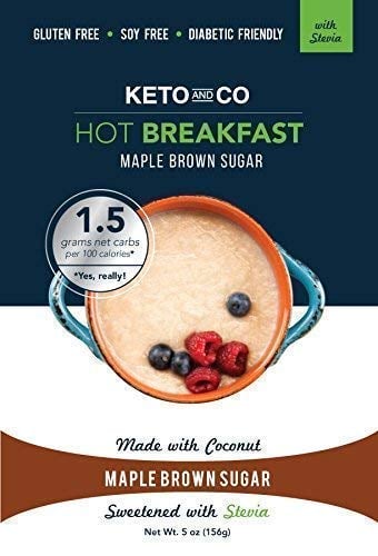 Keto Hot Breakfast Stevia Maple Brown Sugar Flavour