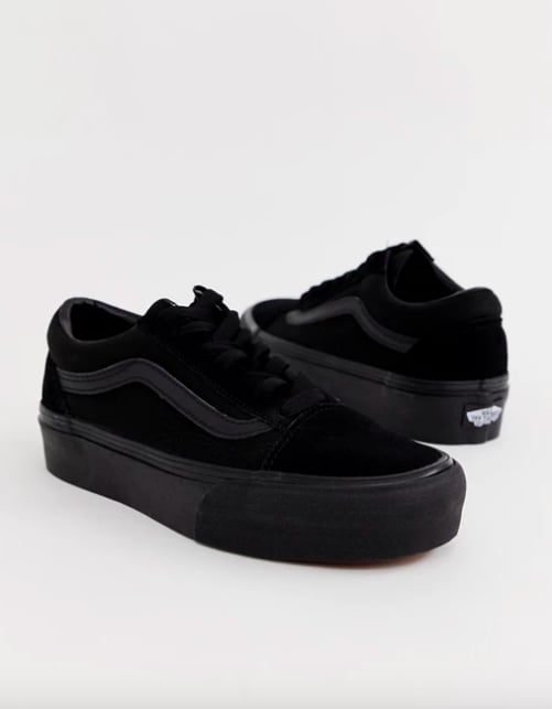 Vans Old Skool Triple Black Platform Sneakers