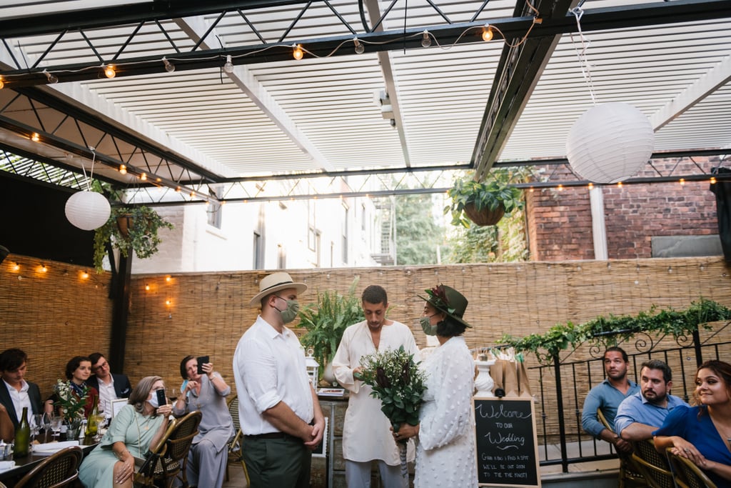 Stylish DIY Outdoor Restaurant Microwedding
