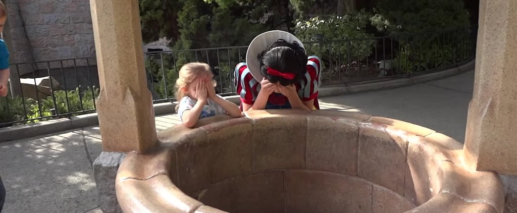 Snow White Surprises Little Girl With Marine Dad's Return