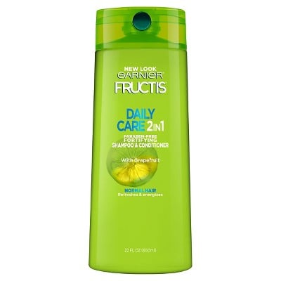 加尼叶Fructis日常护理二合一洗发水和护发素的防御工事