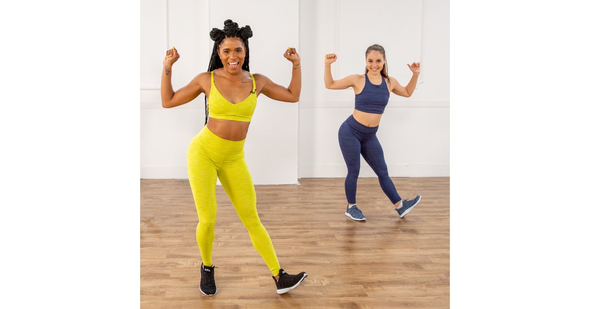 15 Minute High Intensity Cardio Dance and Toning Workout POPSUGAR Fitness UK