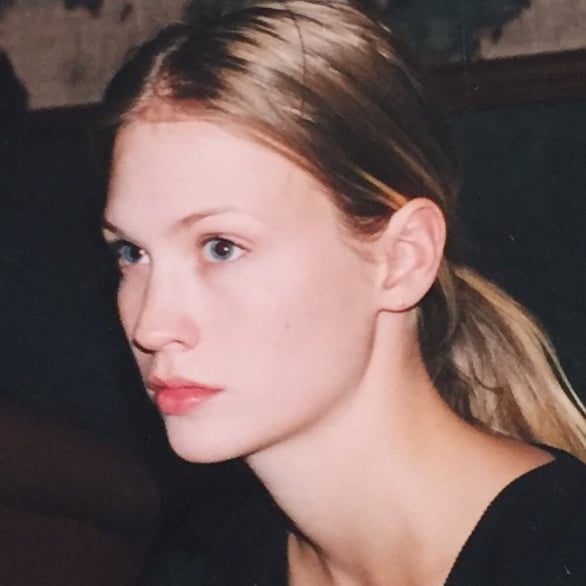 "My Carolyn Bessett-Kennedy phase, 1997. #nomakeupandalotofpoeticangst"