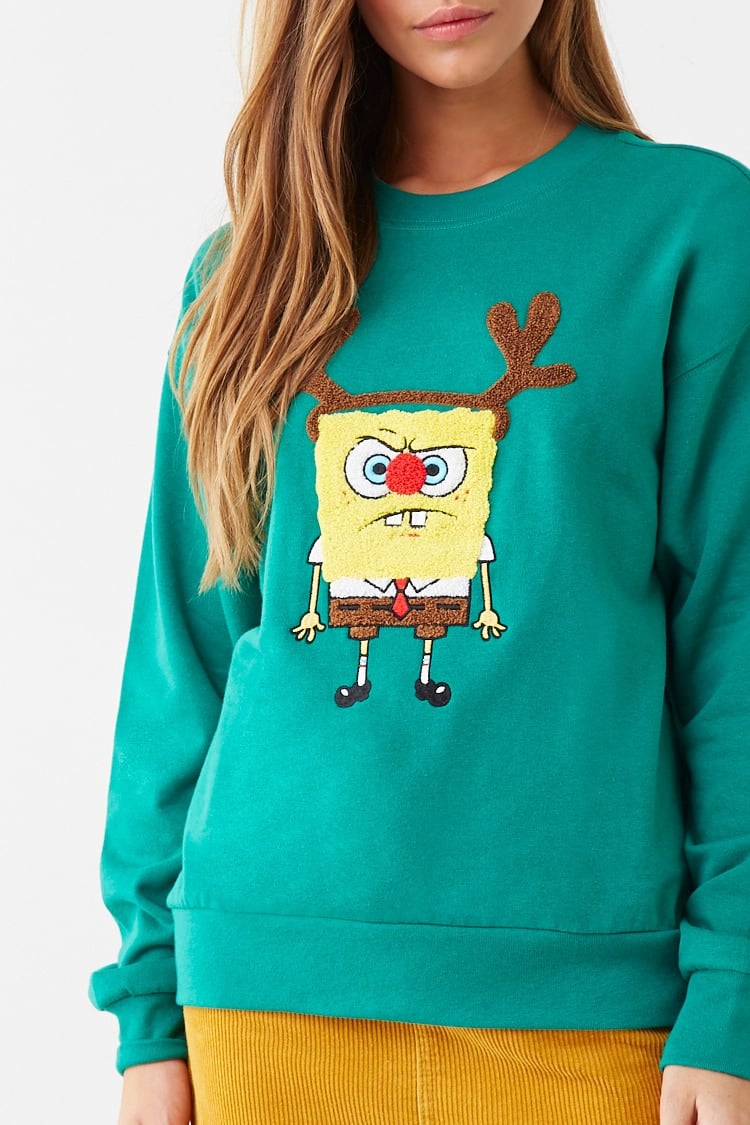 Holiday SpongeBob Graphic Sweater