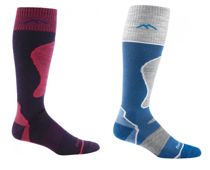 over the calf running socks