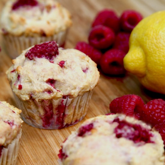 Recipe For Low-Sugar, High-Protein Lemon Raspberry Muffins