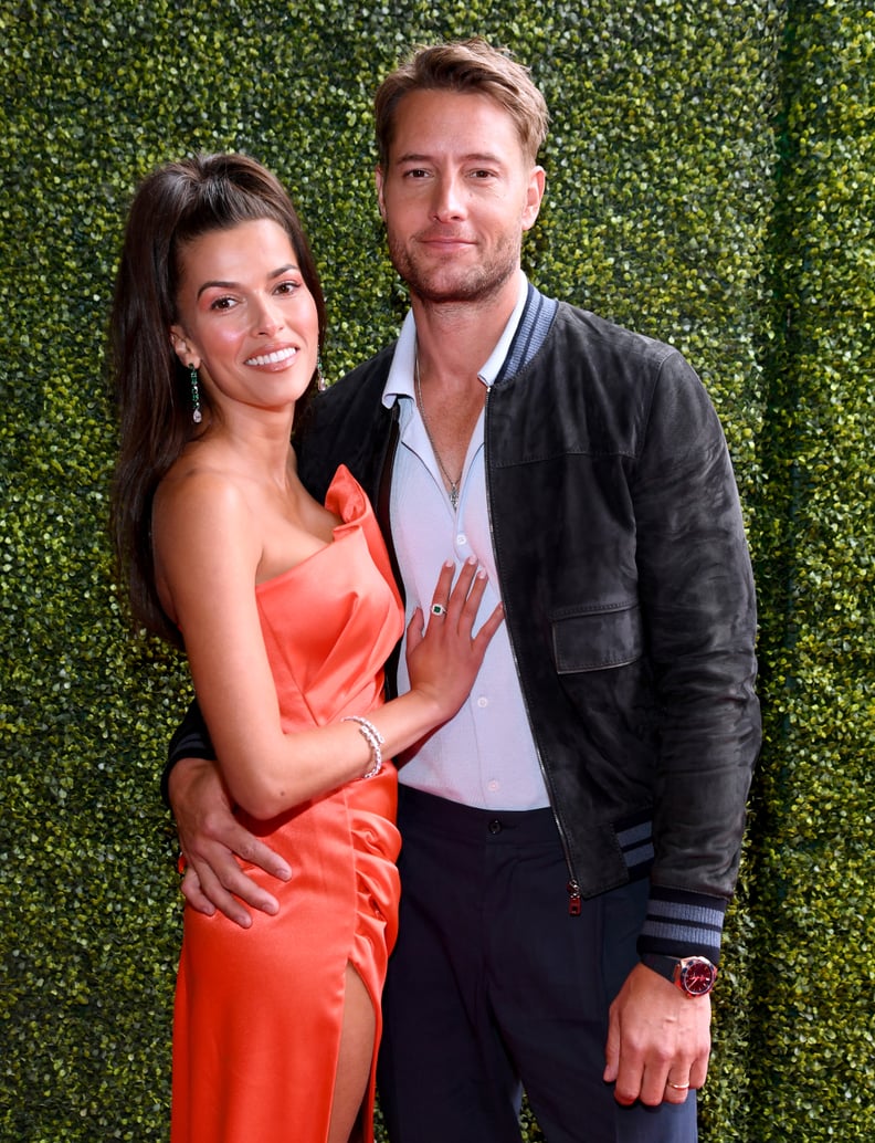LOS ANGELES, CALIFORNIA - MAY 16: (L-R) Sofia Pernas and Justin Hartley attend the 2021 MTV Movie & TV Awards at the Hollywood Palladium on May 16, 2021 in Los Angeles, California. (Photo by Kevin Mazur/2021 MTV Movie and TV Awards/Getty Images for MTV/Vi