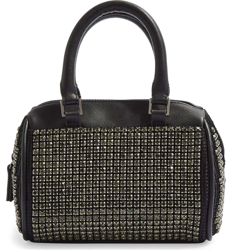 Topshop Cher Diamante Bowler Bag