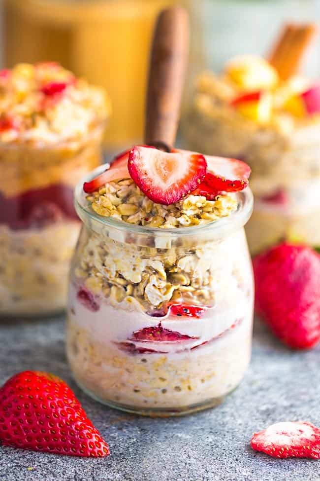 Strawberry Overnight Oats