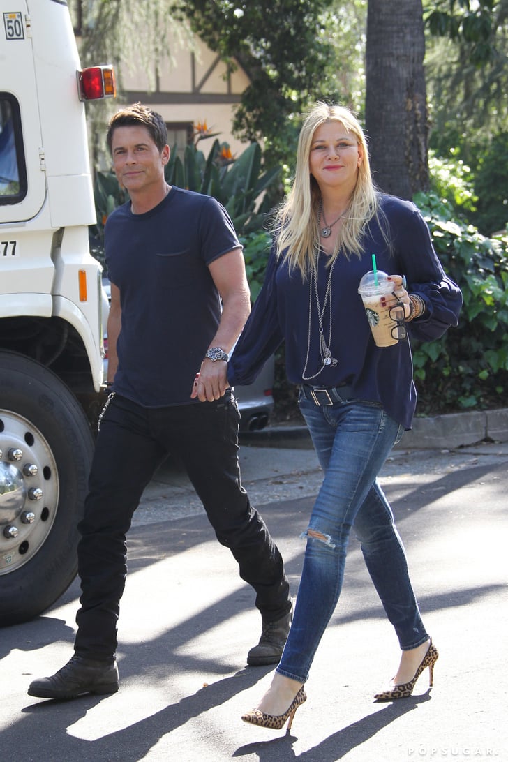 Rob Lowe and wife Sheryl Berkoff looked like the image of domestic