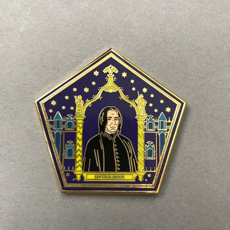 Severus Snape Chocolate Frog Card Enamel Pin