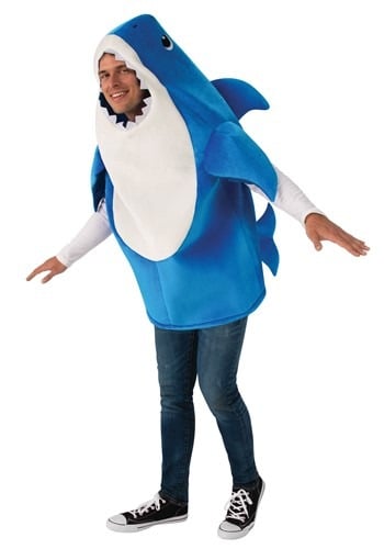 Men's Baby Shark Daddy Shark Costume with Sound Chip