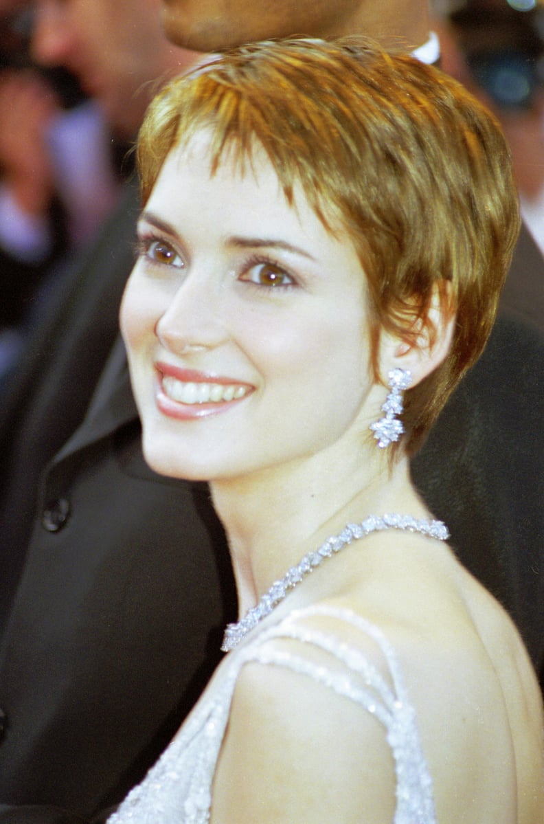 Winona Ryder With a Red Pixie