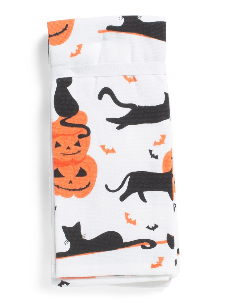 Set of Three Cats and Bats Kitchen Towels