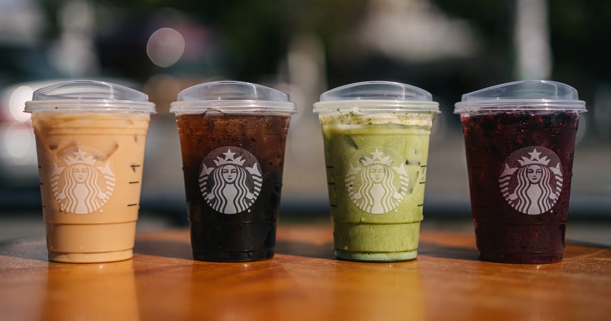 starbucks green plastic straws