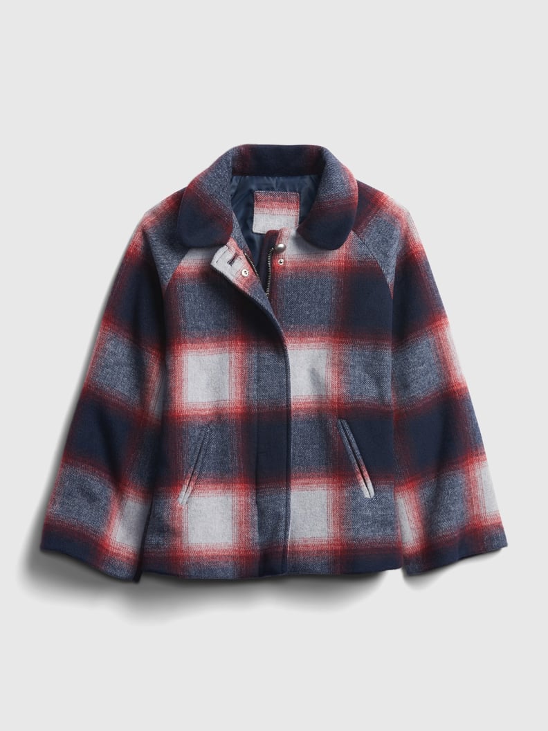 Gap Kids Plaid Wool Jacket