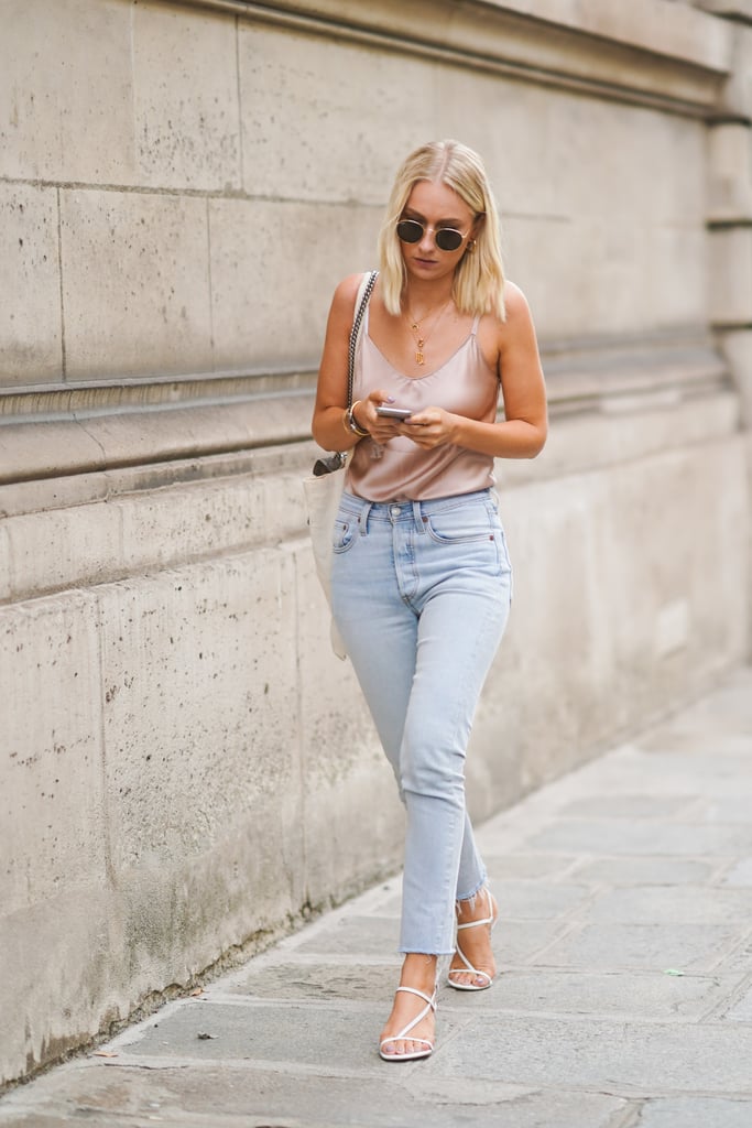 How to Wear Jeans and Sandals | POPSUGAR Fashion