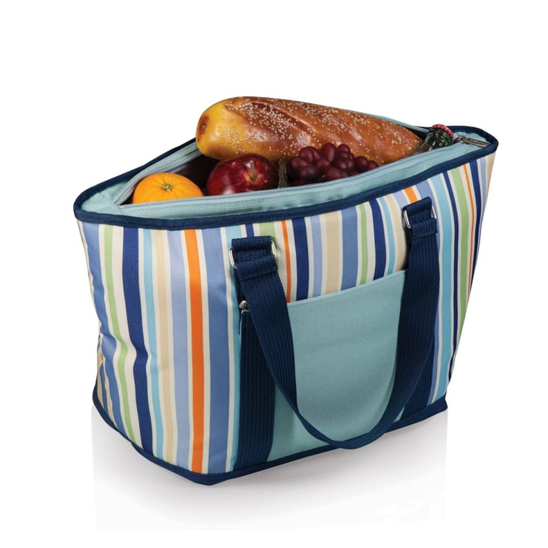 Oniva Topanga 19qt Cooler Tote Bag - Sky Blue with Multi Stripe Pattern