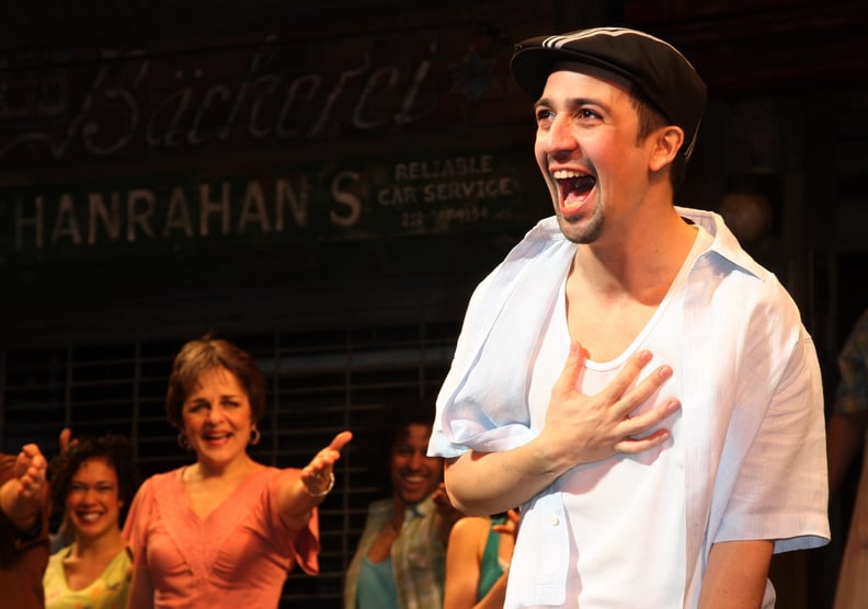 NEW YORK - FEBRUARY 15:  Lin-Manuel Miranda during his final curtain call in In The Heights