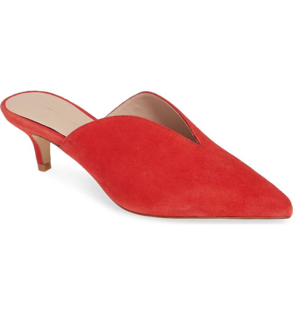 Something Navy Utopia Kitten Heel Mules