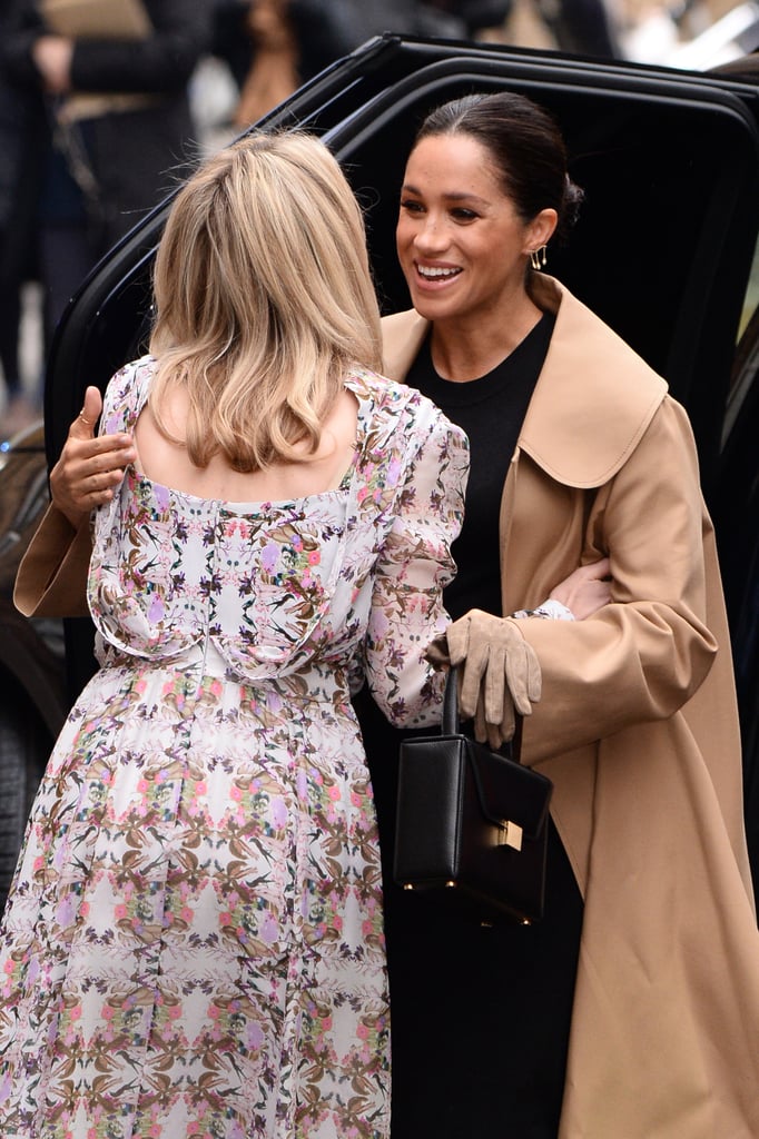 Meghan Markle Cow Print Gianvito Rossi Shoes January 2019