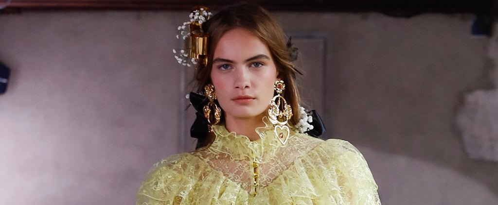 Yellow Dresses on the Runway Spring 2018