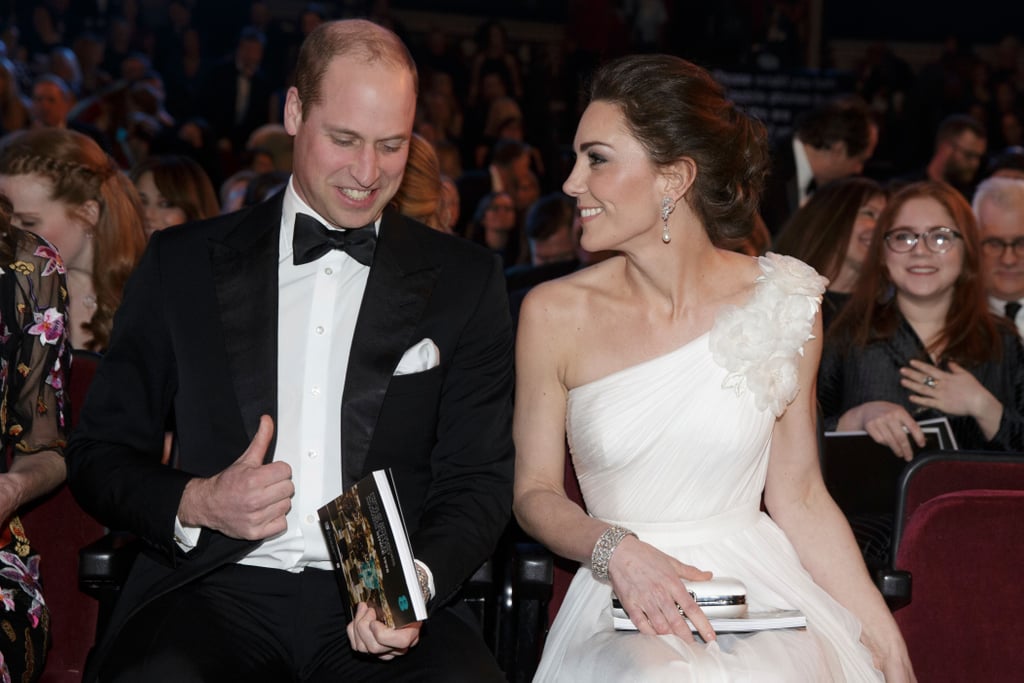 Prince William and Kate Middleton at the BAFTA Awards 2019