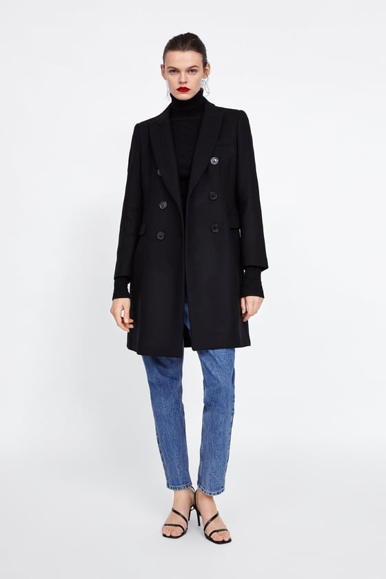 Zara Double-Breasted Coat