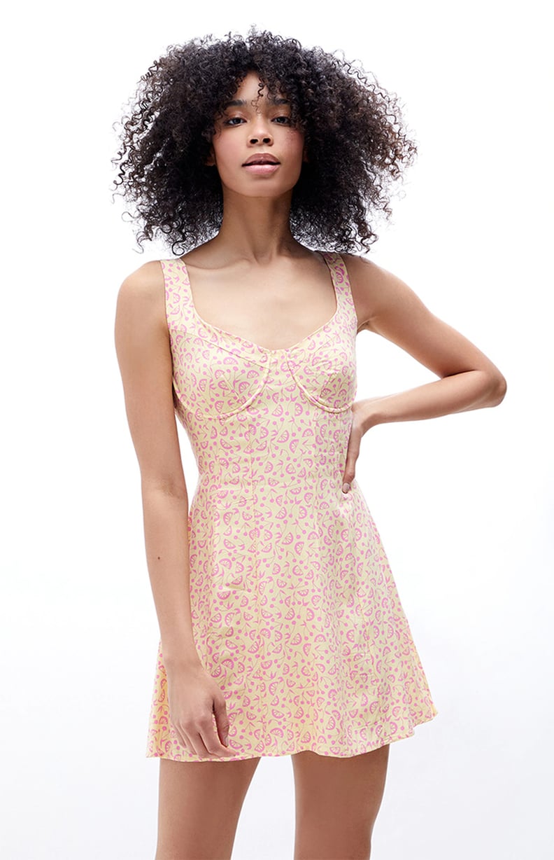 Soft-Girl-Aesthetic Outfits: PacSun LA Hearts Corset Mini Dress