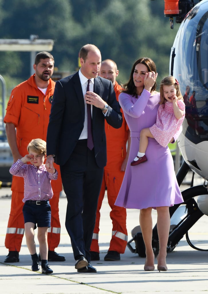 Princess Charlotte Crying in Germany Pictures