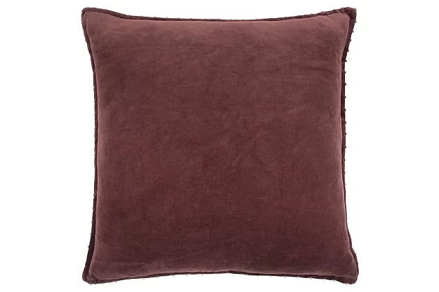 A Velvet Throw Pillow