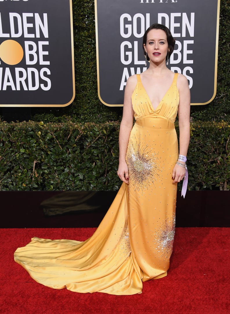 Claire Foy at the 2019 Golden Globes