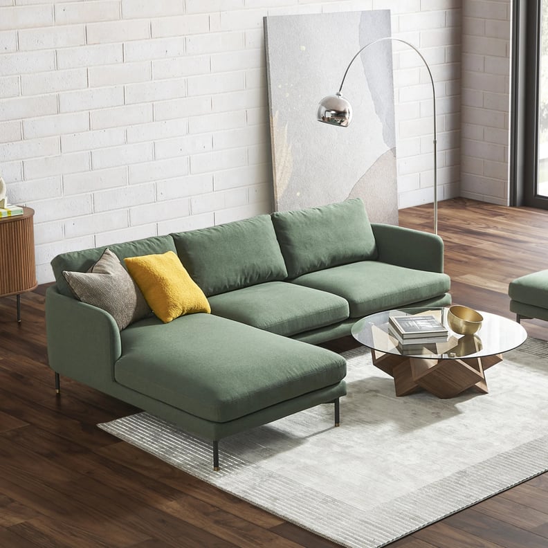 A Comfy Sectional: Castlery Pebble Chaise Sectional Sofa