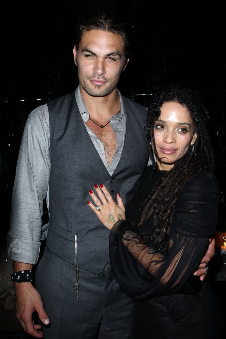 Jason Momoa and Lisa Bonet at the Conan the Barbarian Premiere in August 2011