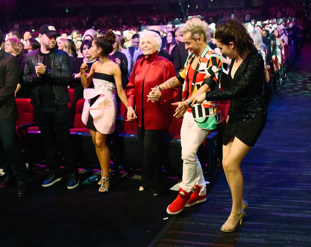 Ariana Grande's Grandmother at American Music Awards 2015