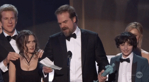 Winona Ryder Reactions at 2017 SAG Awards