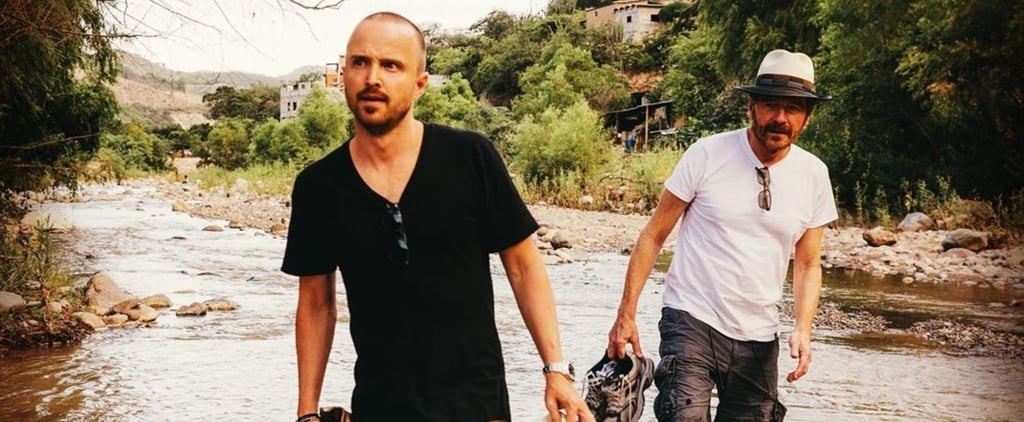 Aaron Paul Bryan Cranston Tease Breaking Bad Movie on Social