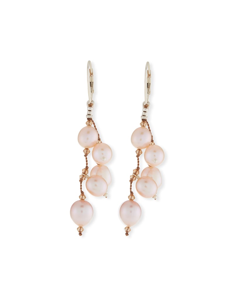 Margo Morrison Five-Pearl Drop Earrings