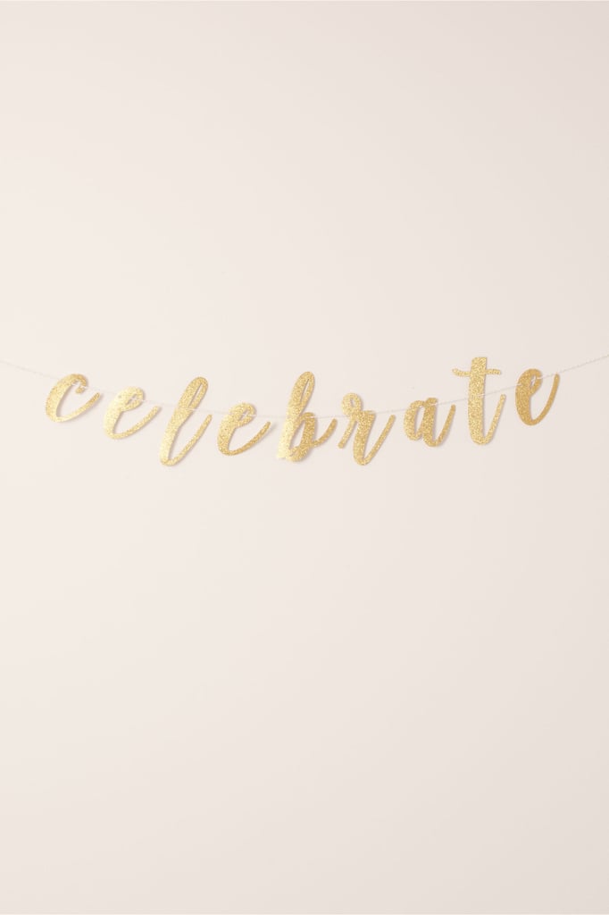 Glitter Celebrate Banner