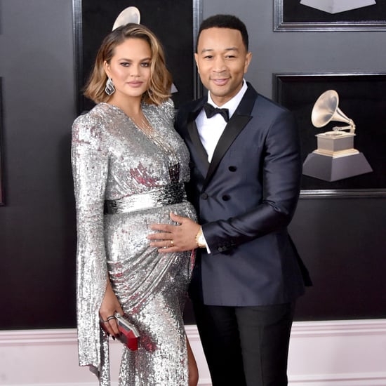 John Legend and Chrissy Teigen at the 2018 Grammys