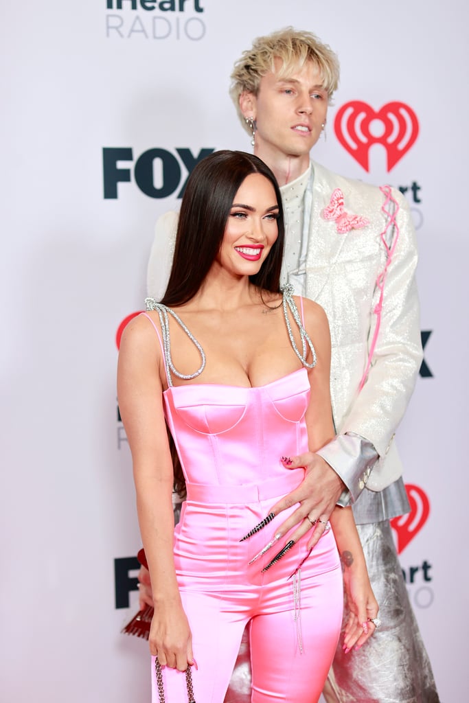 Megan Foxs Pink Outfit At The Iheartradio Music Awards Popsugar 