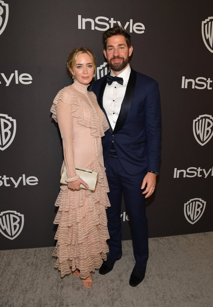 Emily Blunt and John Krasinski 2019 Golden Globes Pictures