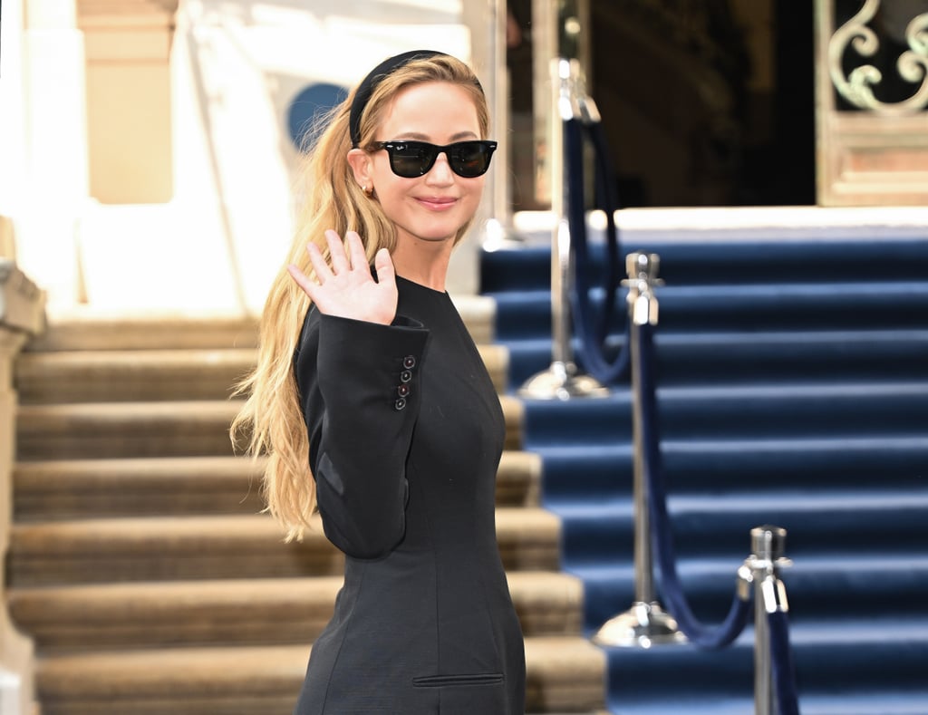 Jennifer Lawrence Wears a Black Headband in NYC
