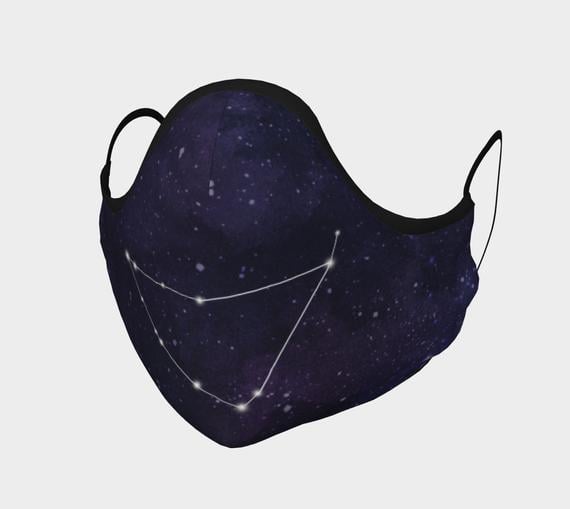 Capricorn Constellation Face Mask